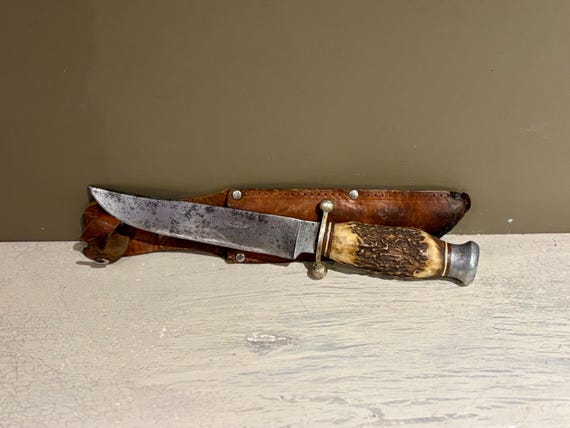 Coltello Vintage Personalizzato Con Manico In Corno - Foto 8
