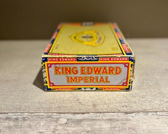 Vintage King Edward Imperial Cigar Box