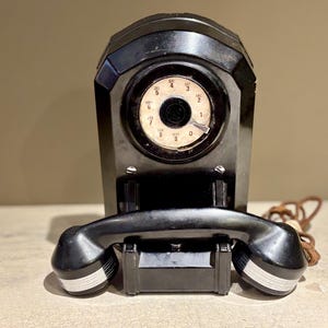Vintage Art Deco Jukebox Bakelite Rotary Telephone