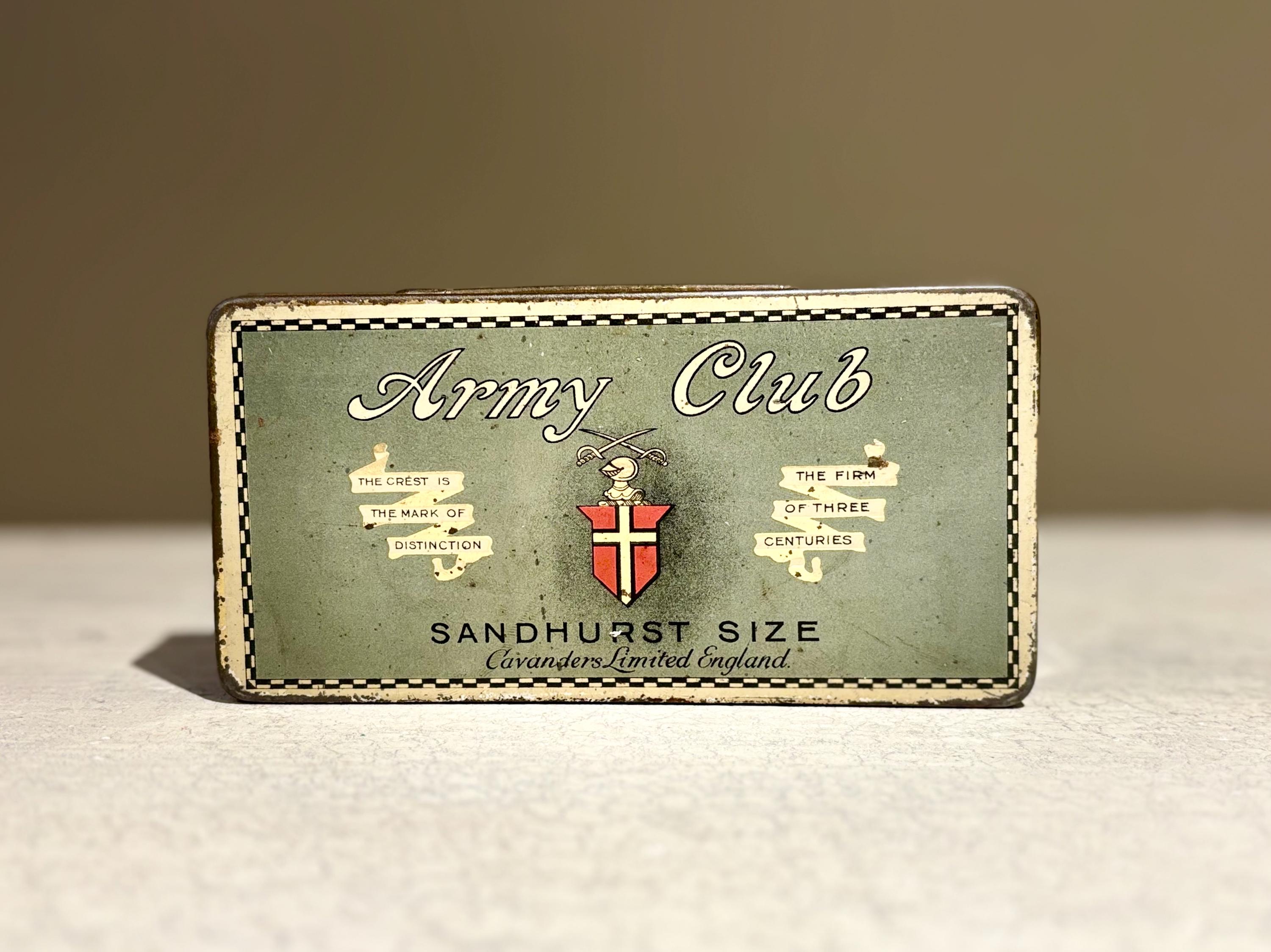 Vintage Army Club Tobacco Tin
