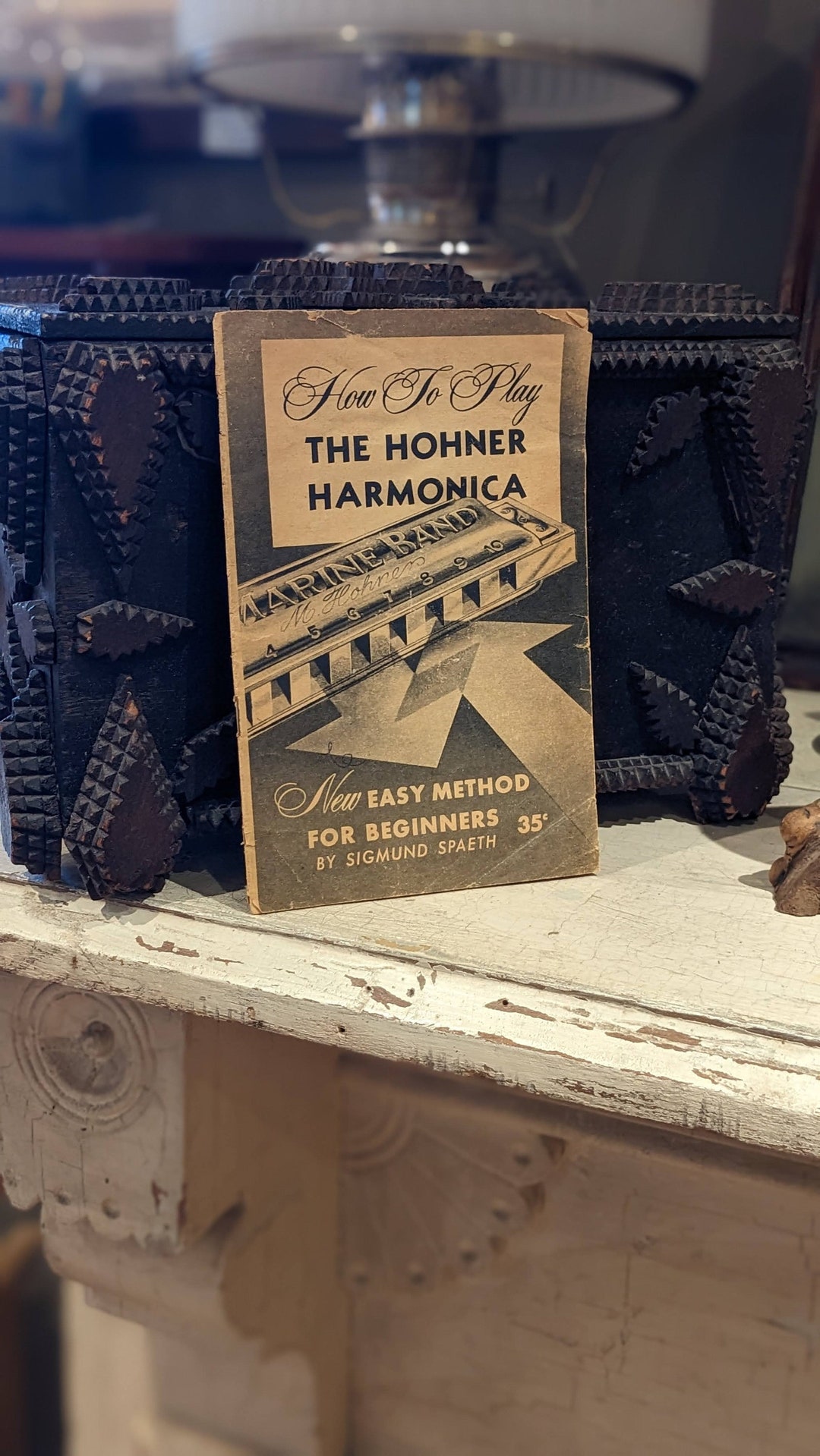 1959 How to Play the Hohner Harmonica Book, Collectable, Musical