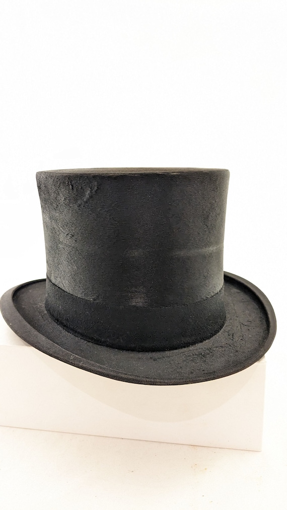 Vintage Tress & Co London Silk Top Hat Eaton, Vin… - image 4