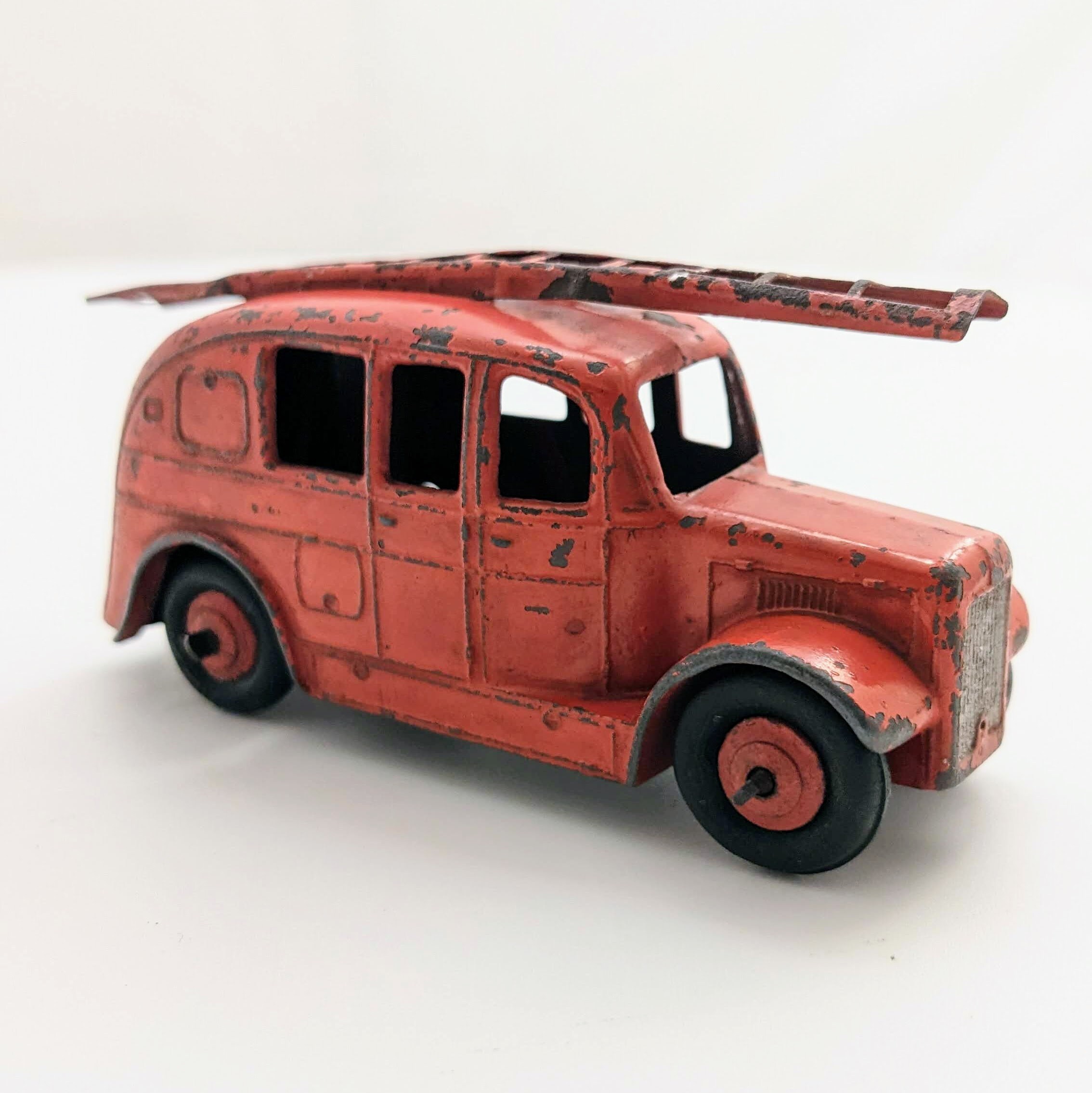 Dinky Toys / Meccano – Auto échelle De Pompier Vers 1950 – Boîte D'origine Et Notice