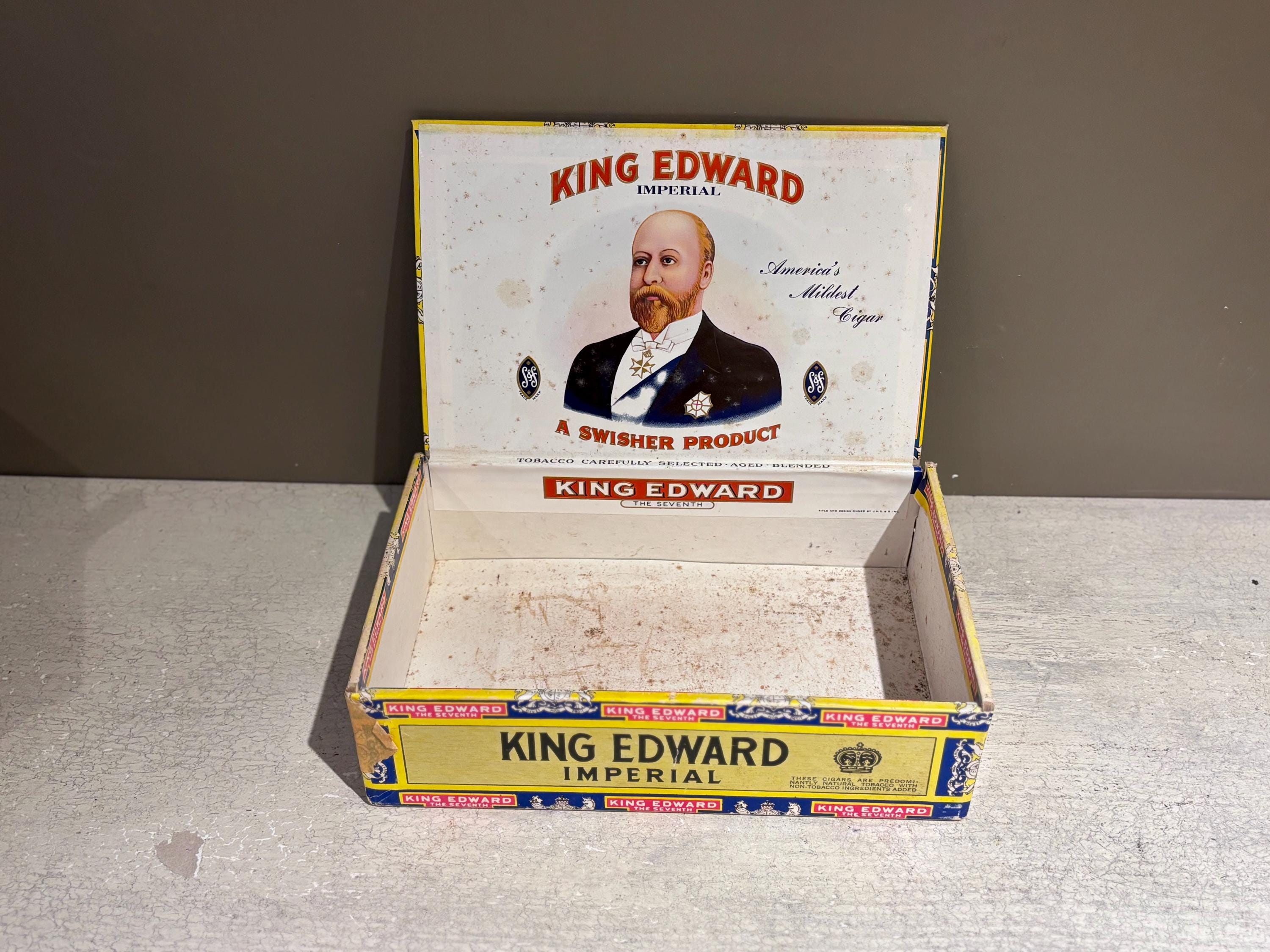 Vintage King Edward Imperial Cigar Box