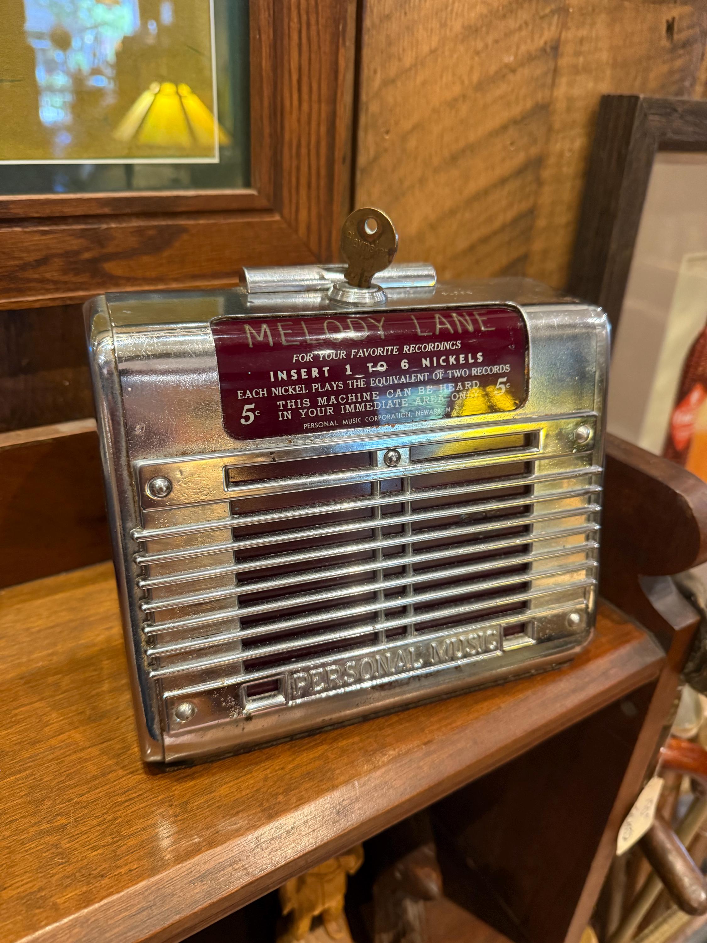 Vintage Melody Lane Jukebox Tabletop Speaker With Key C.1946 - Etsy