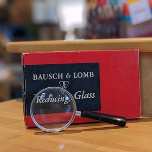 Bausch & Lomb Reducing Glass- Original Box, Art Supply, Collectable, Vintage, Art Studio, Office Supply, Engineer