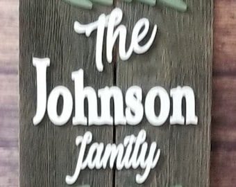 Welcome Family Sign, 6 ft Porch Sign, Front Porch Signs