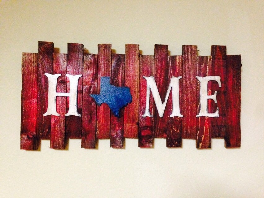 Texas Rustic Sign Home Sign, Texas Sign, Rustic Home Decor, Rustic Texas Sign - Etsy