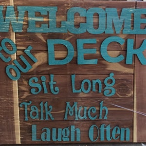Bienvenue sur notre Deck