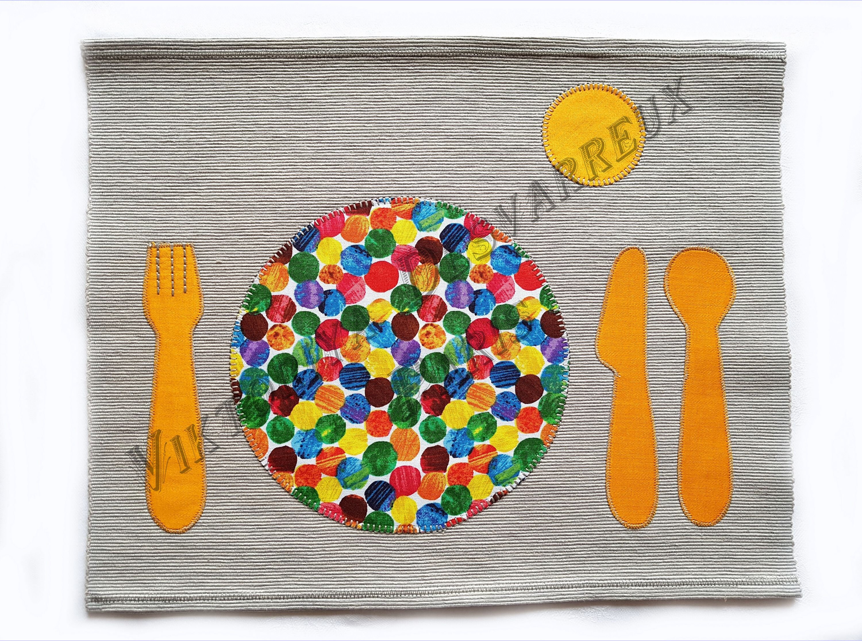Personalized Kids Placemats, Place Setting Montessori Practical Life ...