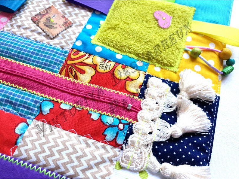 Busy blanket for Dementia Fidget Quilt blanket Etsy