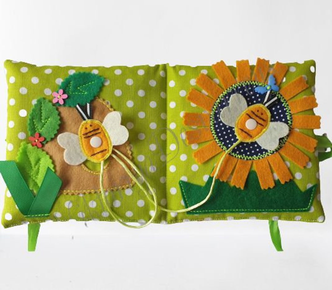 Quiet Book Page Busy Book Custom Quiet Time Book Baby Etsy