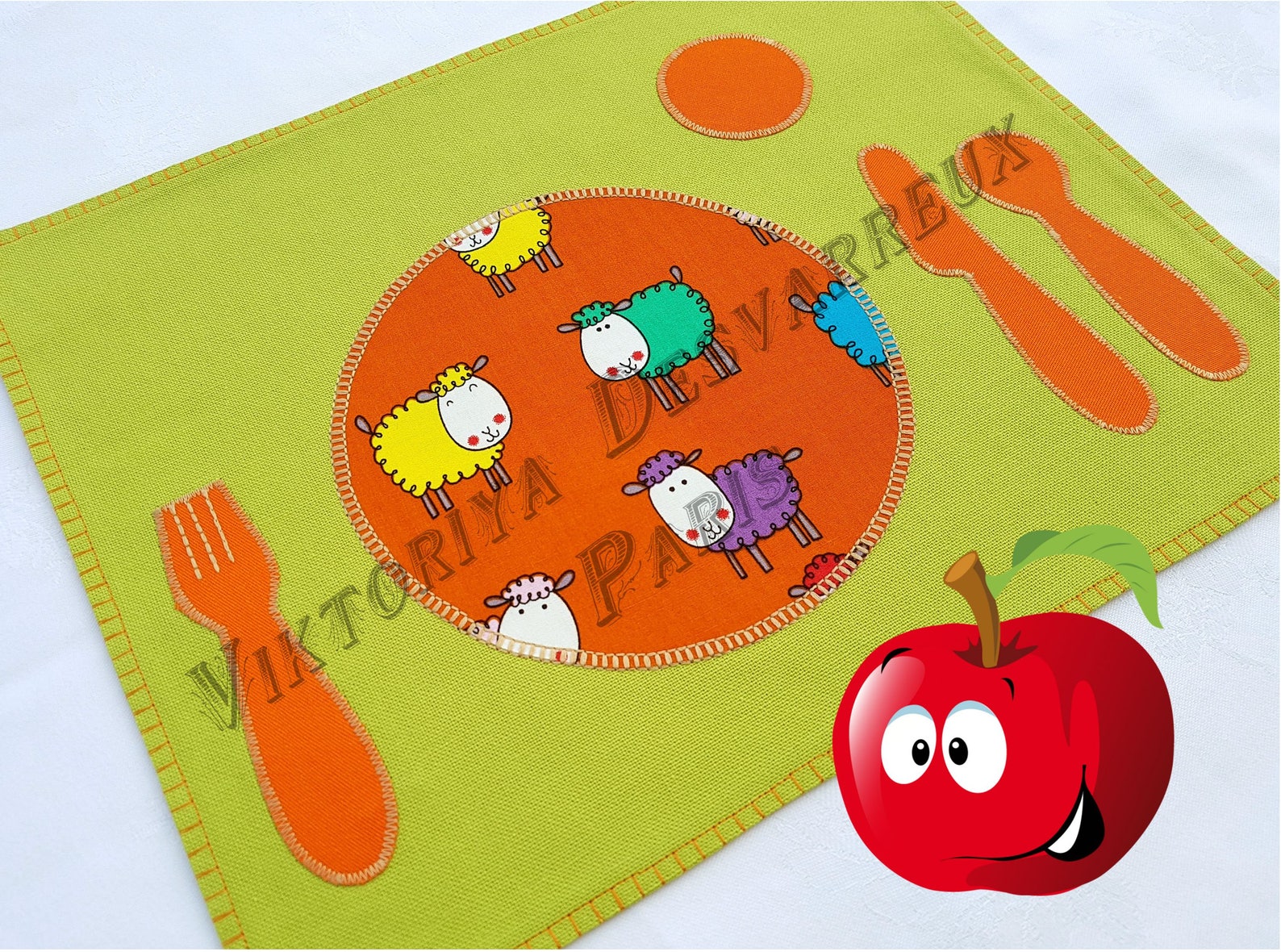 Kids Placemat Montessori Placemat School Children's Etsy Australia