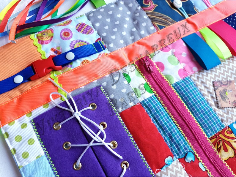 Busy blanket for DemetiaFidget Quilt blanket Alzheimer's Etsy