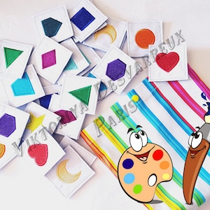24 Memory Carts Spiel, Dusche Memory Spiel, geometrische Formen, geometrische Figuren Spiele für Kinder, Regenbogen, Baby Spielzeug, bunte Pädagogische Spiel