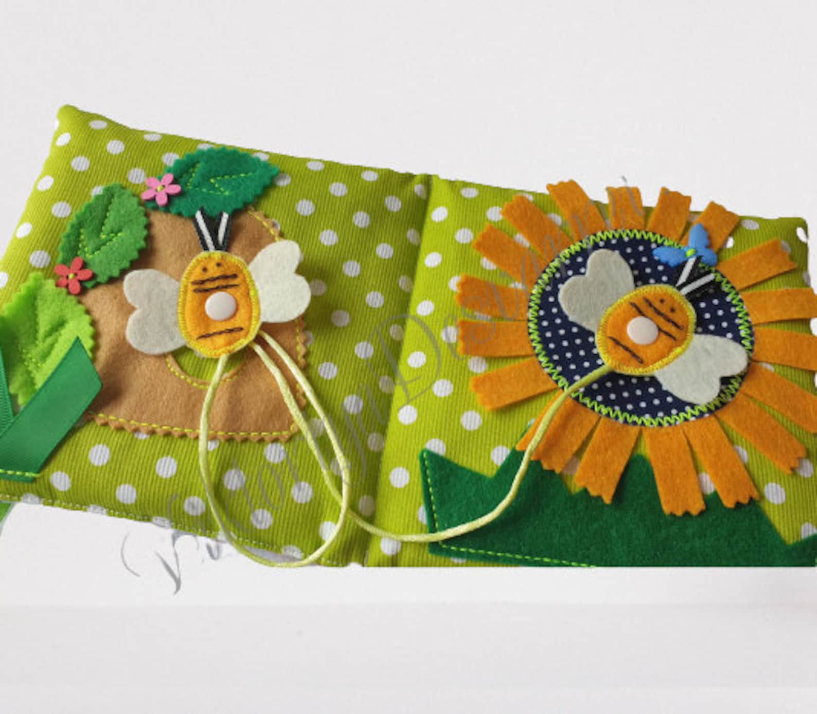 Quiet Book Page Busy Book Custom Quiet Time Book Baby Etsy