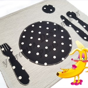 Kinder Platzset, Montessori Tischset, Tischset Für Kinder, Montessori Platzset, Tischset Für Kinder, Montessori Platzset