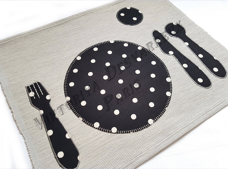 Kids Personalized Placemat Fabric Placemat Montessori Etsy