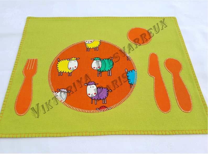 Set de table Montessori Set Table en Tissu pour enfants Jeux | Etsy