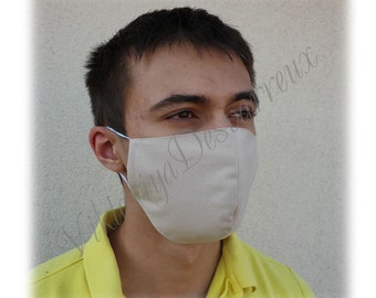 Washable Reusable Mask, Cotton Double Face Mask, Travel Mask cotton, Mouth Mask