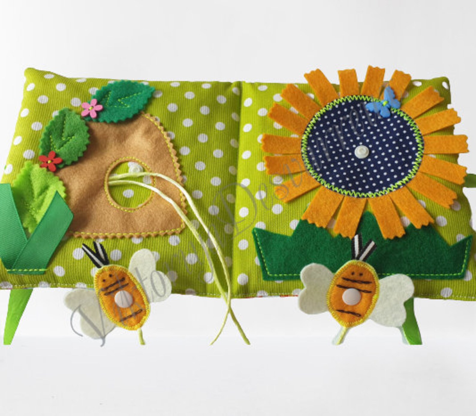 Quiet Book Page Busy Book Custom Quiet Time Book Baby Etsy