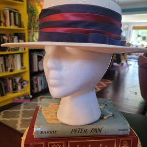 Vintage Boater hat