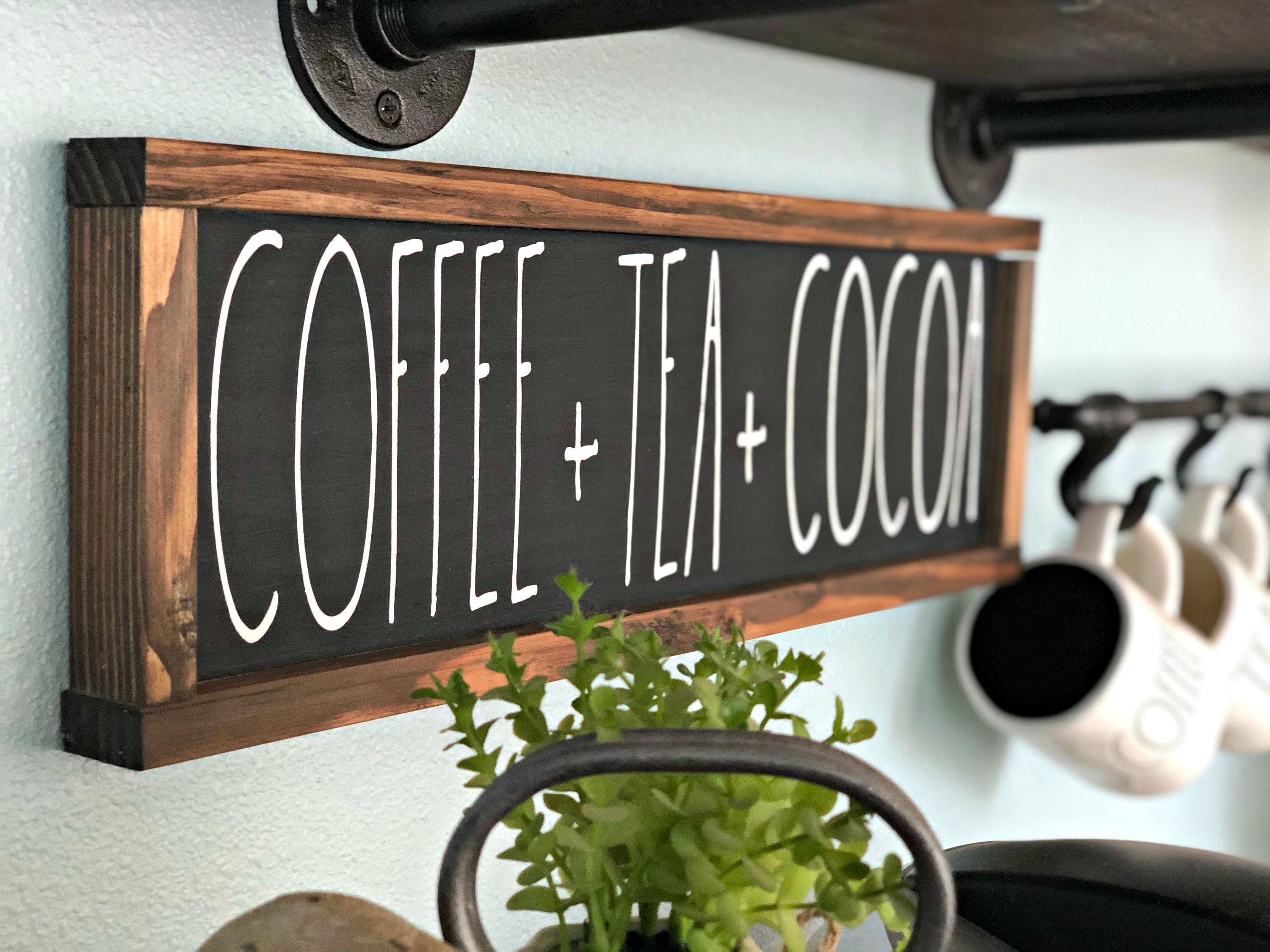 Coffee and Tea bar Sign