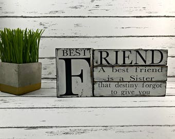 A Best Friend is a Sister that Destiny Forgot to Give You | Best Friend Gift | Gift for Friend | Friend Birthday Gift