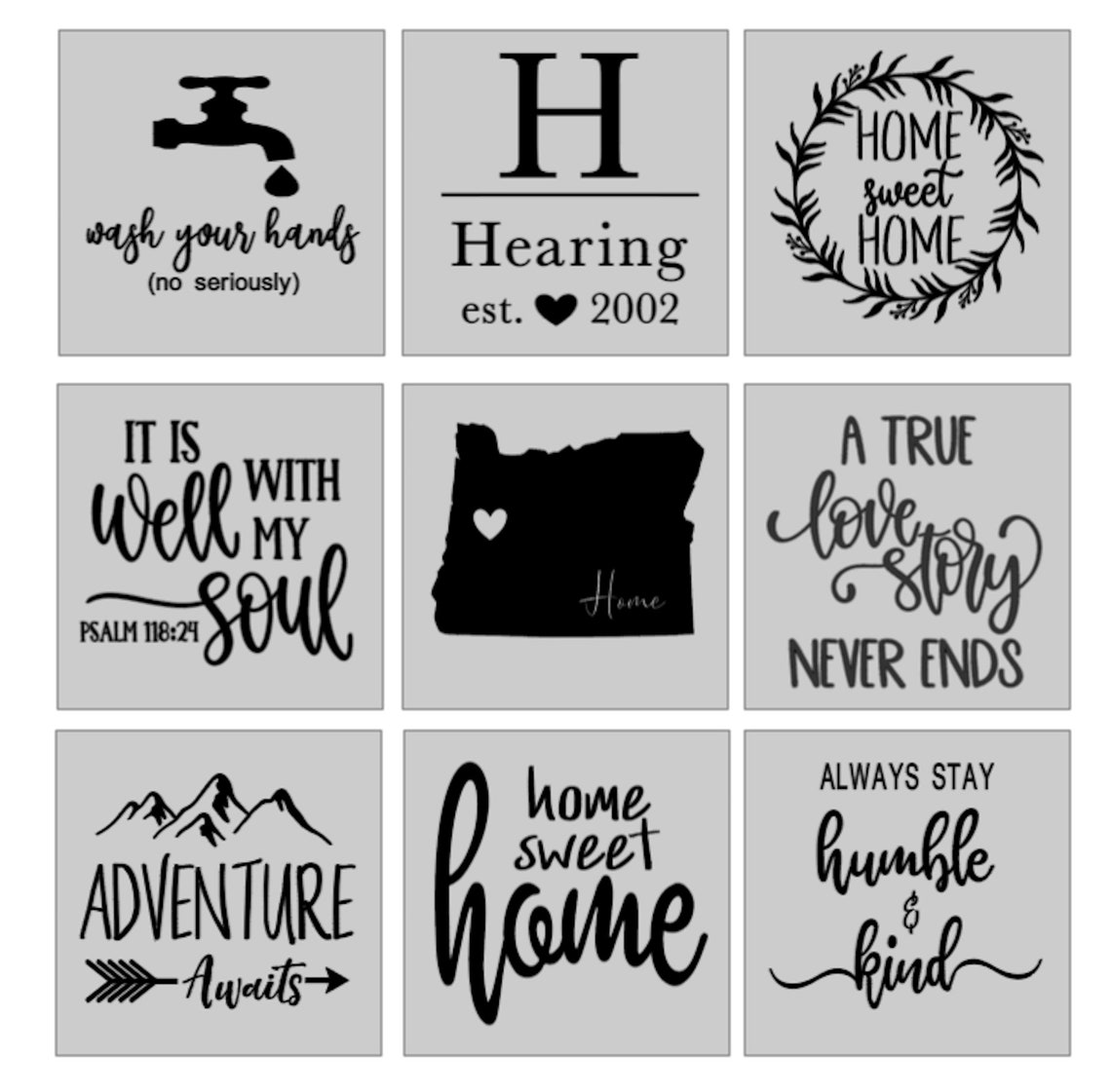 DIY Craft Kit DIY Sign Kit Wood Sign Kit Sign Making Kit Etsy