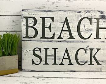 Beach House Welcome Sign | Beach Shack Sign | Gift for Beach Lover | Personalizable Family Beach Sign