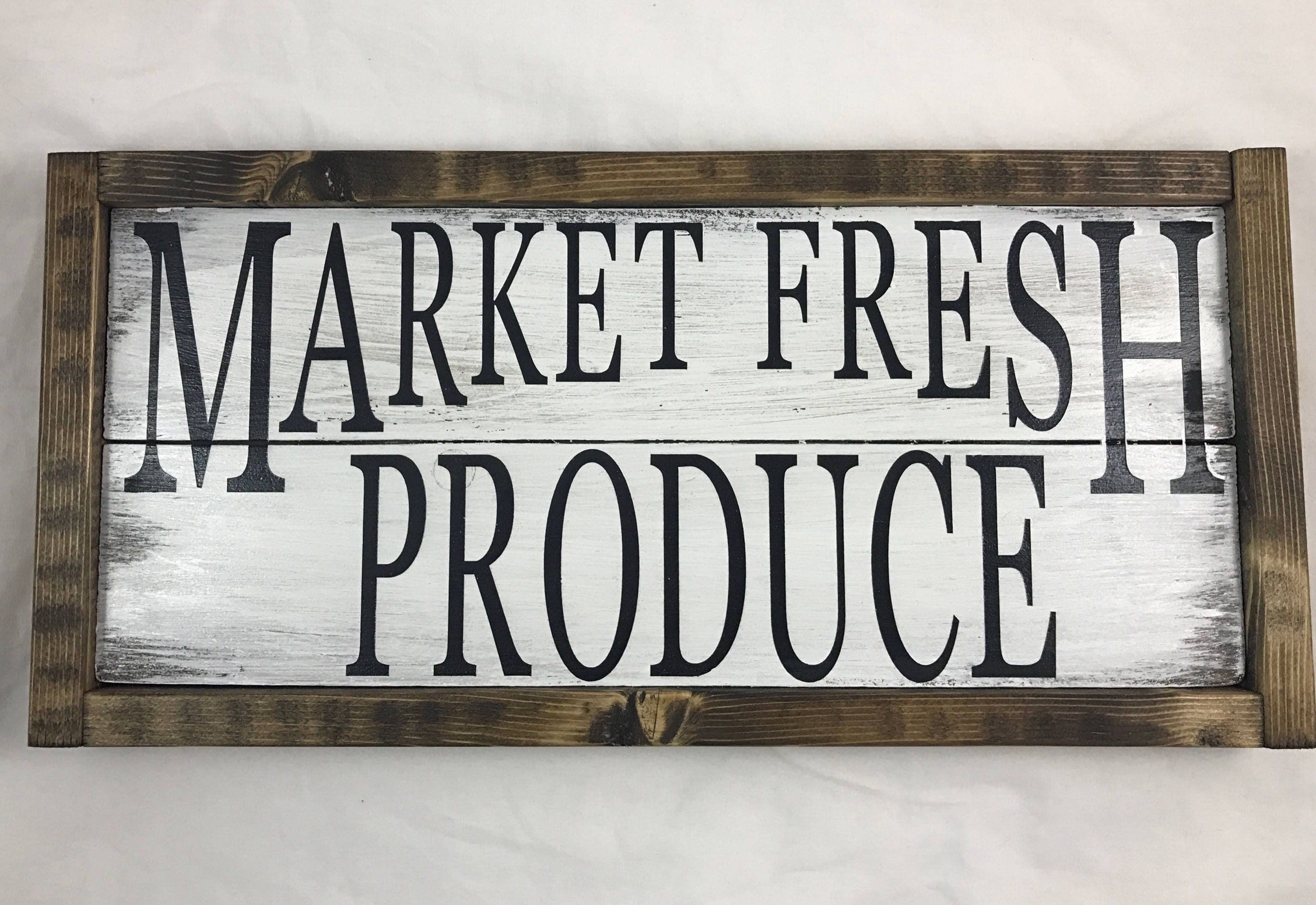 Market Fresh Produce Sign Market Sign Market Fresh Sign | Etsy