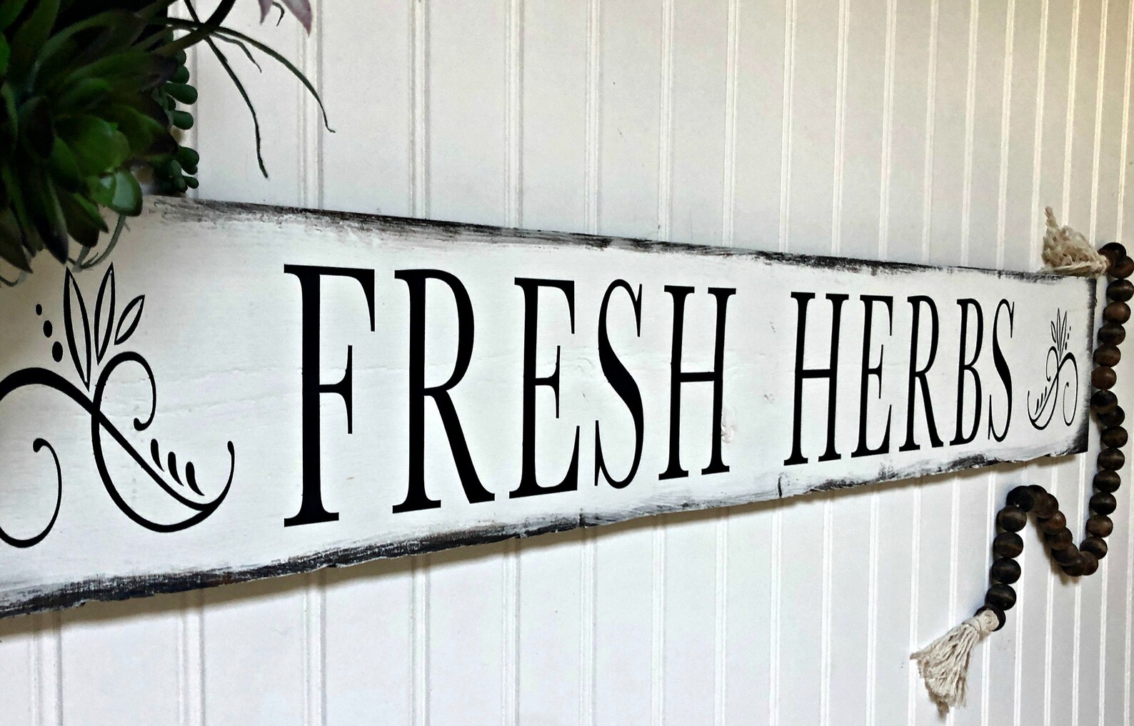 Fresh Herbs Sign Herb Sign Garden Sign Kitchen Sign Etsy