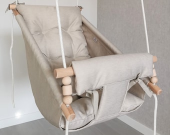 Toddler Hammock Swing: Montessori Indoor Swing Seat with Cushion