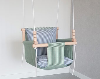 Pumpur kids swings with wooden beads