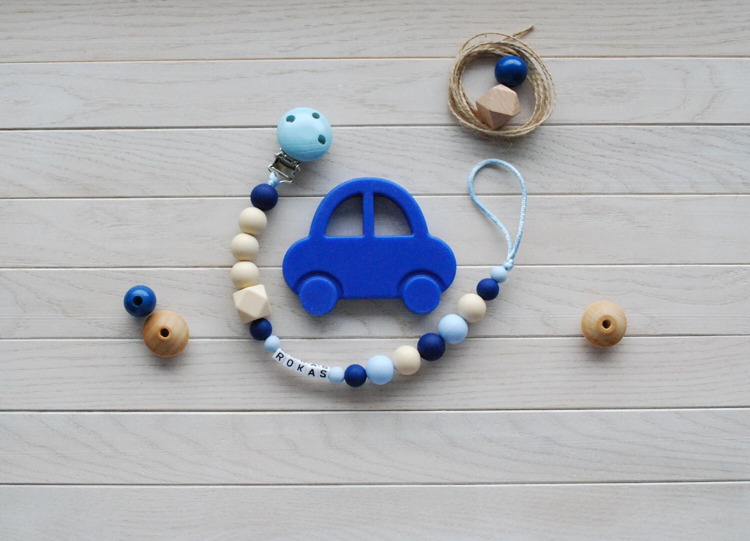 Pacifier clip Chew toy Personalized Baby Gift Baby Etsy