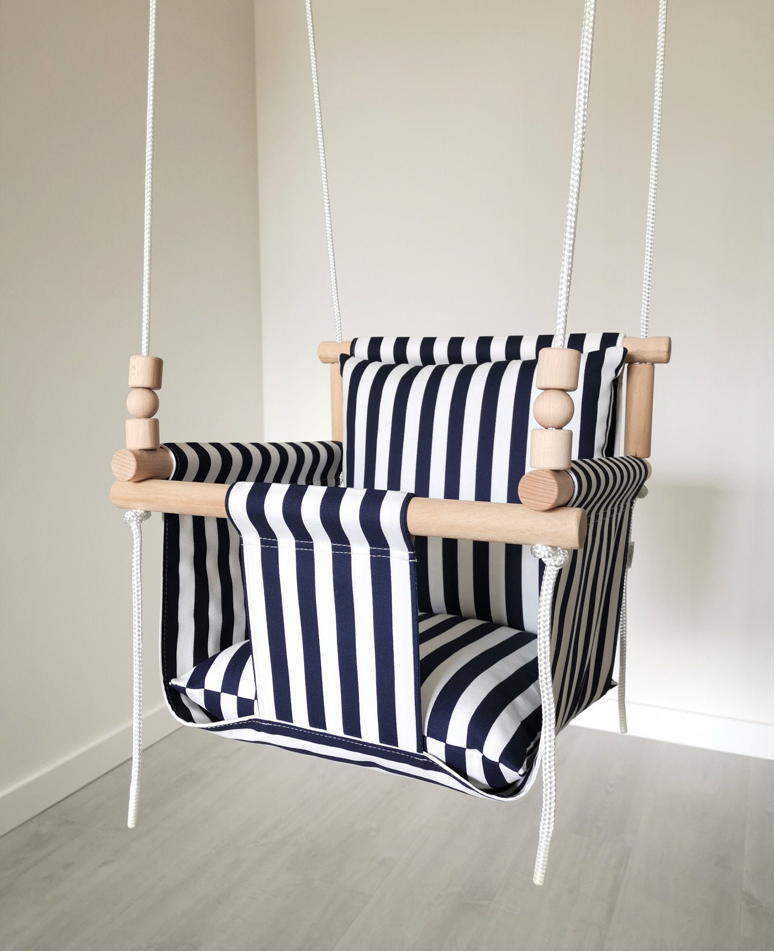 Baby Indoor Swing Cotton Toddler Swing Swinging Cozy Chair Etsy