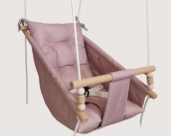 Toddler Hammock Swing: Montessori Indoor Swing Seat with Cushion