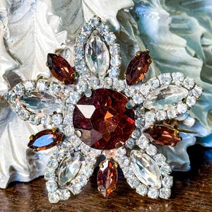 Czech Brooch - Etsy