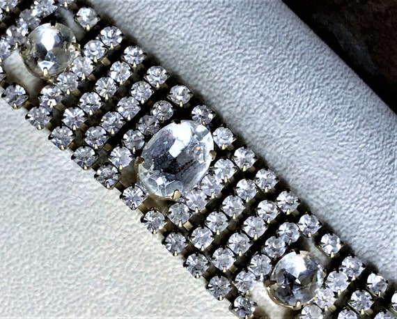 Vintage Bracelet, Vintage Crystal Bracelet, Weddin