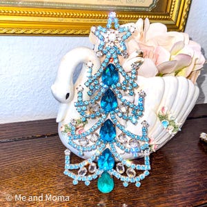 OOPS TREE........ This Tree has NO stand, Stunning Vintage Rhinestone Tree, Vintage Czech Christmas Tree, Vintage Star Tree, Vintage Tree