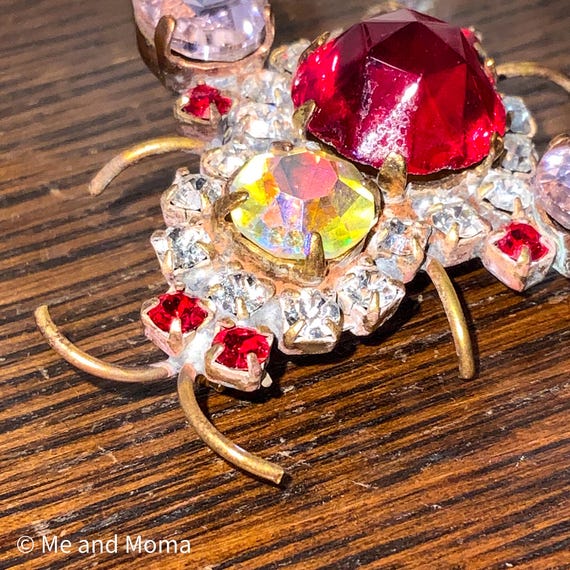 Vintage Bug Brooch, Bug Statement Brooch, Vintage… - image 6