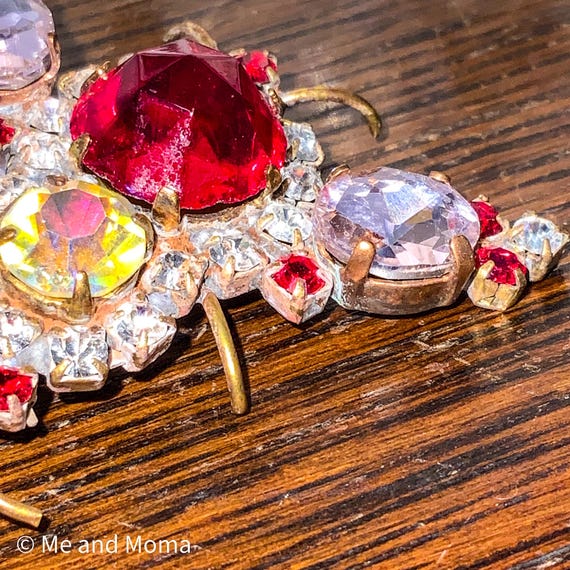 Vintage Bug Brooch, Bug Statement Brooch, Vintage… - image 7