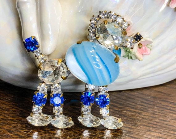 50s poodle pin - Gem
