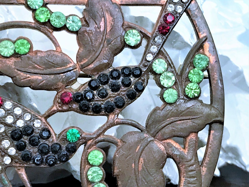 Vintage Bird Pin Vintage Czech Pin Vintage Statement Pin Vintage Czech Brooch Czech Bird Statement Brooch Vintage Bird Brooch