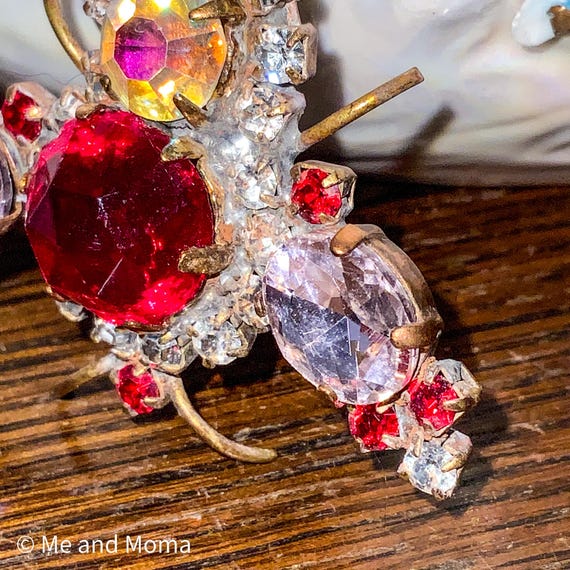 Vintage Bug Brooch, Bug Statement Brooch, Vintage… - image 4