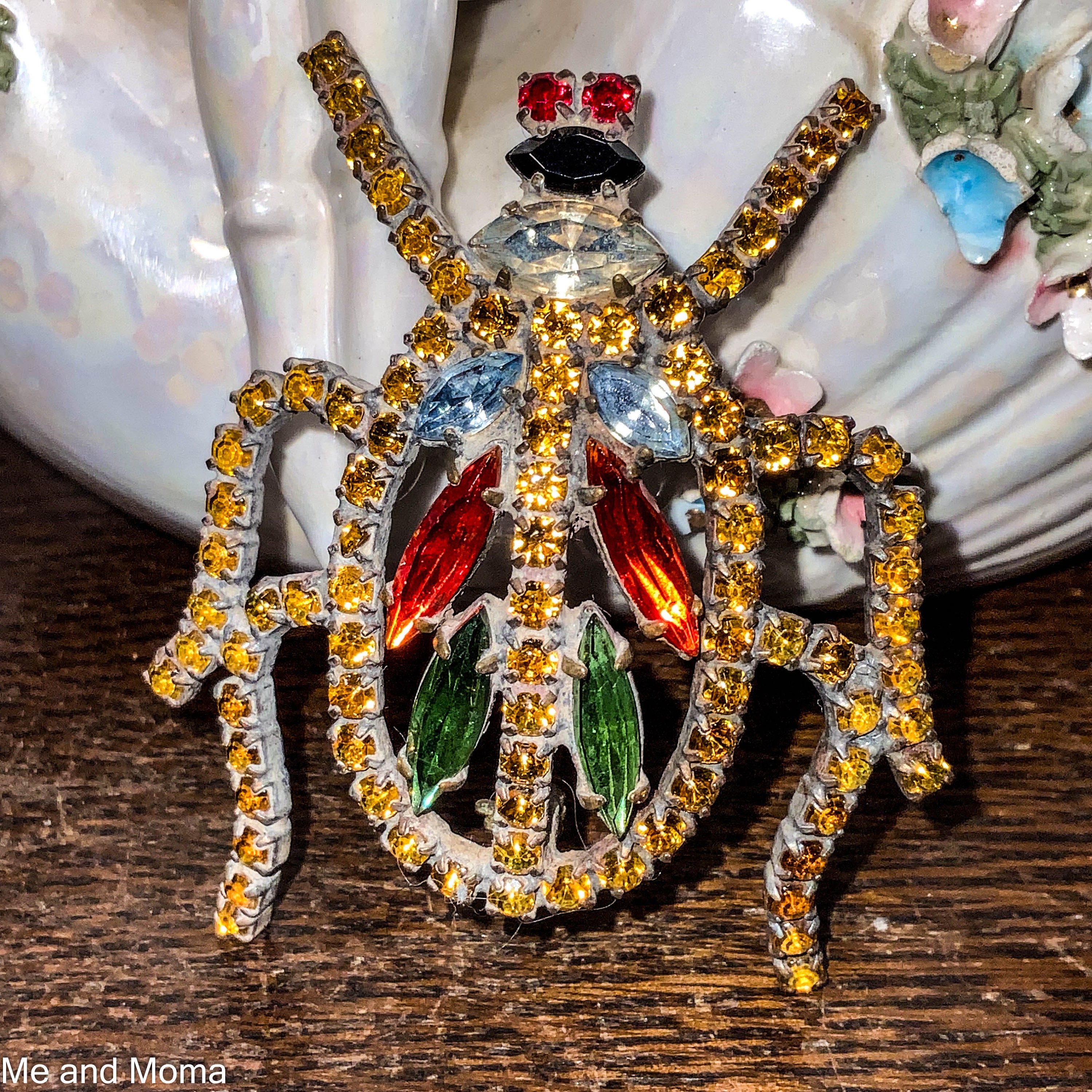 Vintage Bug Brooch - Etsy