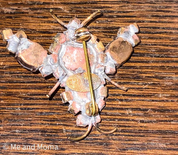 Vintage Bug Brooch, Bug Statement Brooch, Vintage… - image 9