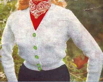 1960s Barclay Wool & Mohair Cardigan | Vintage Mens Large Button