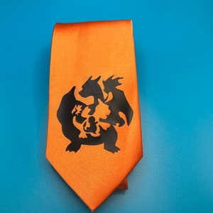 Charizard evolution pokemon inspired tie