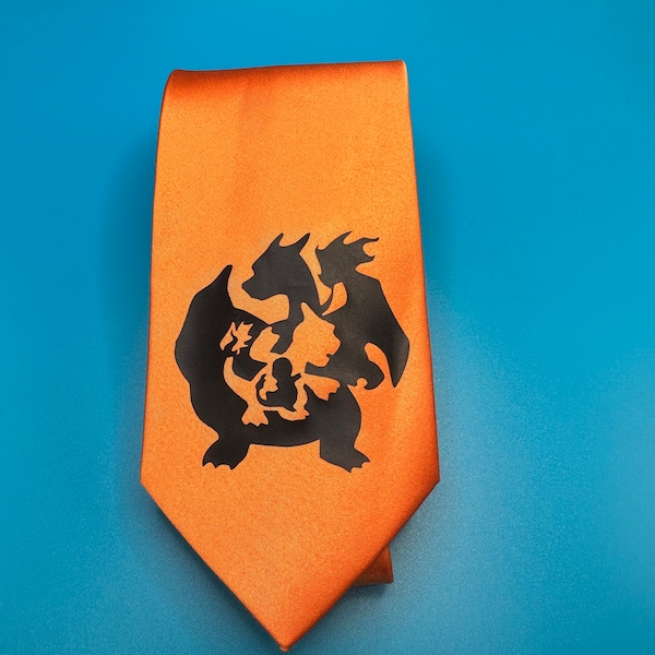 Charizard evolution pokemon inspired tie